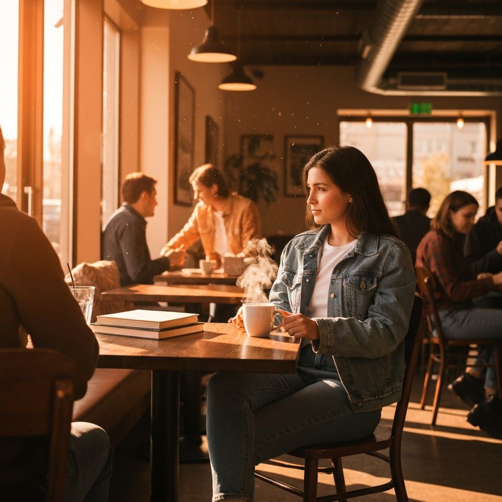 Momento en cafetería
